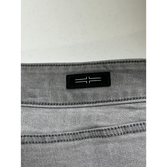 Liverpool Jeans Womens 16 Gray Avery Skinny Crop Stretch Grunge‎ Concert Rock - Picture 4 of 9